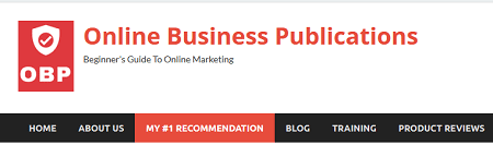 Online Business Publications Main Menu
