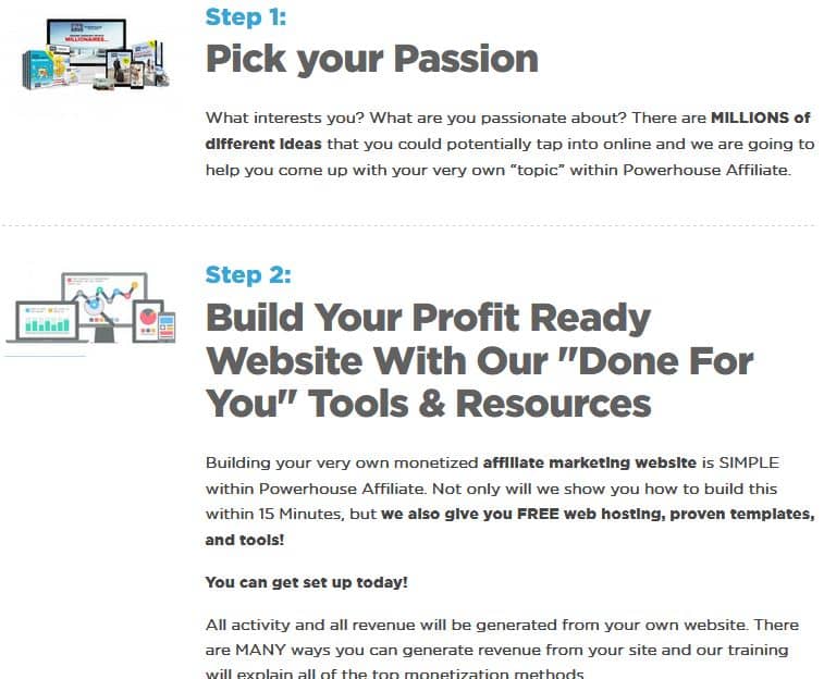 Powerhouse Affiliate - Choose Your Passion